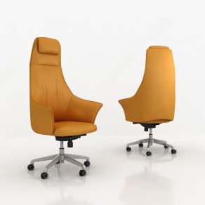 现代办公椅3D模型下载